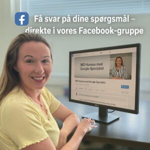 Kom ind i en lukket FB gruppe under seo kurset
